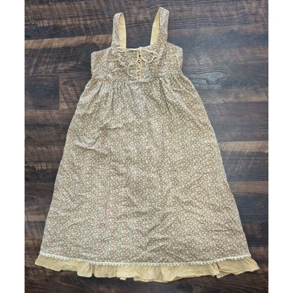 Vintage 70's-80's Jody T Of California Hippie Prairie reversible Dress Size 8 - Picture 1 of 16